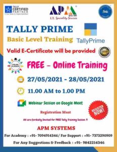 Read more about the article TallyPrime Basics